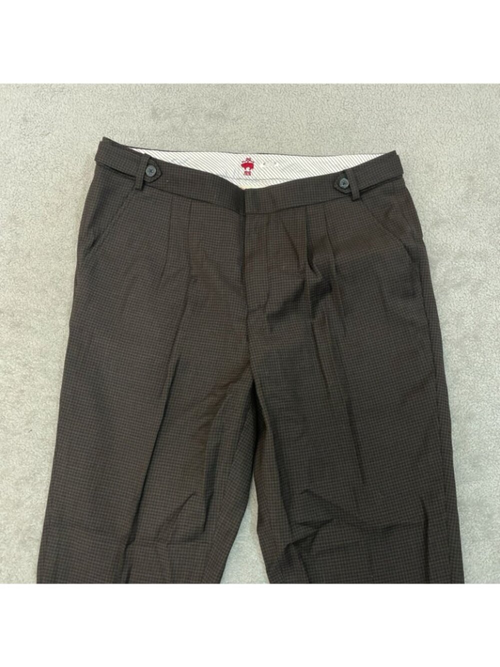 Brooks Brothers Women's 8 Brown Wool Blend Dress Pants Straight Leg  P0895 - Picture 11 of 12